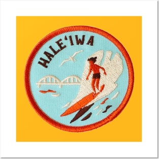 Haleiwa Surf Patch Posters and Art